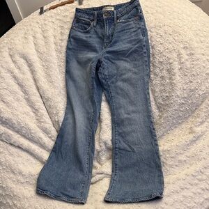 Madewell Light Blue Curvy High-Rise Flare Jeans